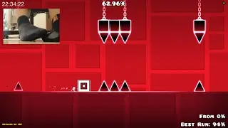Stereo Madness On The Big Toe | Geometry Dash
