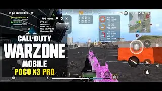 Call of Duty: Warzone Mobile on Poco X3 Pro | Gameplay & Benchmark | FPS, Temp, CPU & GPU