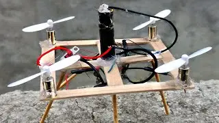 How to make a flying Drone using Propeller at home - Easy Way Diy