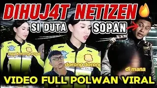 KRONOLOGI VIDEO FULL POLWAN VIRAL TEGUR  ORANG LAGI MAKAN?!
