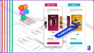 Carousel Design in Figma  | Smart Animation | Auto or Manual Carousal