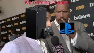 The Rock Used Wrong Emote but it's  Playstation vs Xbox MEME