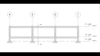 Structural column and beam Revit Tutorial