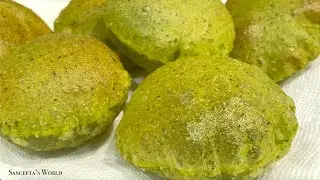 फ़्रेश ओर्गानिक अर्ब्ज़ से बनी हुई टेस्टी मसाला पूरी • Fresh Organic Herbs Masala Puri • SW