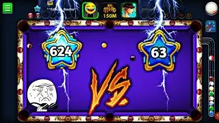 Omg 624 Level VS 63 Level in Venice Table 150M 8 Ball pool - Miniclip