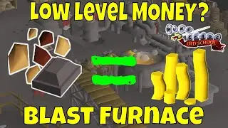 SMELTING Iron at Blast Furnace | OSRS Money Making