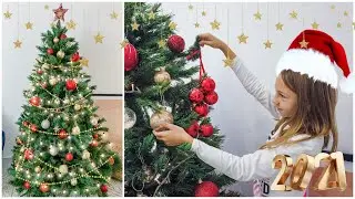 УКРАШАЕМ ЕЛКУ 2021 🎄 ЗОЛОТЫЕ И КРАСНЫЕ ИГРУШКИ ❄️ КАК КРАСИВО УКРАСИТЬ ЕЛКУ • MISS BEAUTY G