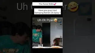 The Squad tried Samyang Ramen 2X Spicy noodles🍜❤️‍🔥 *Challenge* | Piper Rockelle Squad