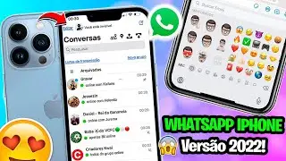 NOVO 2022! COMO DEIXAR O WHATSAPP IGUAL DO IPHONE 13 PRO MAX (NOVA FUNÇÕES) - MUITO LINDO 😍