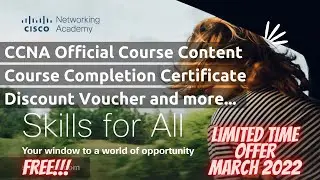 CCNA 2022: Free Registration and Discount Voucher | Netacad | Cisco Academy
