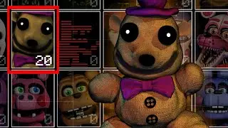 The scariest Fredbear plush! VHS Fredbear Plush! (UCN Mods)