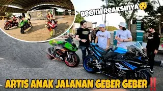 SPESIAL SEKALI‼️ARTIS ANAK JALANAN NYOBAIN MOTOR YAMAHA R1