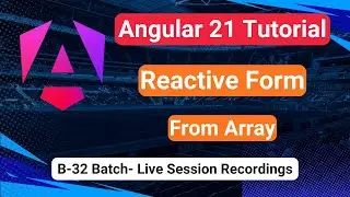 Reactive Form Advance Concepts | Form Array | Dynamic Form | Angular  21 Tutorial