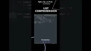 Python Tips and Tricks - 1 (List Comprehension)