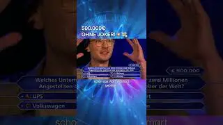 No jokers left, just his knowledge… and suddenly it's half a million euros at stake! 