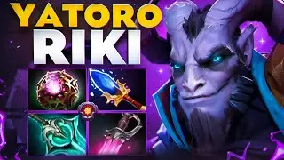 Yatoro УНИЧТОЖАЕТ КАРТУ С НЕВЕРОЯТНЫМ СЧЁТОМ НА РИКИ🔥| Riki 7.35d