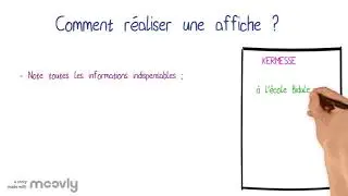 Expression écrite - Comment réaliser une affiche ?