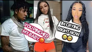 NBA YoungBoy Checks DDG Cousin Diamond For Pinching His Baby + Jania Responds & Cries Over It😭🥺