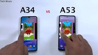 SAMSUNG A34 vs A53 Speed Test Challenge