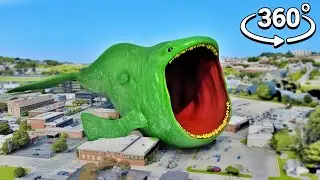 Giant Bloop APPEARS in the City - 360º/VR (The Bloop)