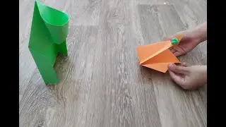 ОРИГАМИ из бумаги! Катапульта и баскетбольное кольцо