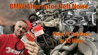 Bmw 318 Alternator Belt Squeak, How To Replace