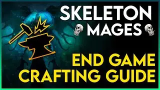 Skeleton Mages End Game Crafting Guide - Wand, Helmet, Gloves & Large Cluster Jewel