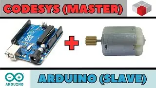 CODESYS and ARDUINO communication via MODBUS RTU #12 Motor (Start and Stop)