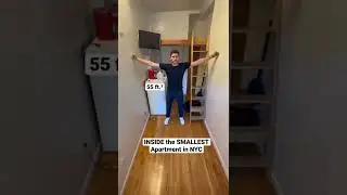 $1400 SMALLEST APARTMENT in NYC￼ 
