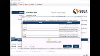 How Import SUQA  wallet and Lock SUQA ?