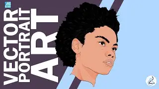 Affinity Designer 🎨 | Drawing Vector Portrait Practice Session