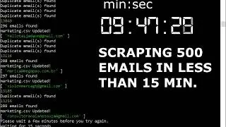 The Fastest Email Scraper is InstaMailScraper!!