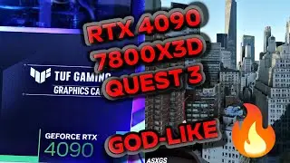 🔥🔥GOD-LIKE! RTX 4090 + 7800x3d + #msfs2020