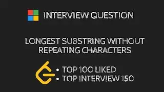 Longest substring without Repeating Characters | Python | Code dry Run | Leetcode -  3