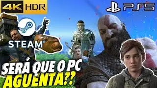 10 MELHORES JOGOS exclusivos PLAYSTATION para jogar do STEAM