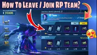 HOW TO LEAVE AND JOIN RP TEAM EVENT | PUBG MOBILE S19 | UPGRADE 1 TO 100 RP | SOULMAN 
