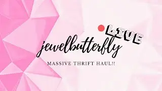 MASSIVE Live Thrift Haul | Sweaters, jeans, dresses oh my!!