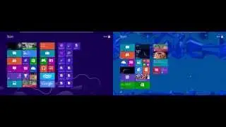 Windows 8.1 Preview Quick look side by side with Windows 8