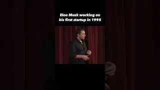 Elon Musk working on his first startup in 1995 |  #shorts #short