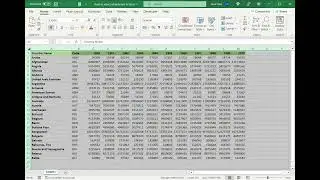 How to select all columns in Excel