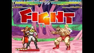 Chelnov (me) and Natsume vs SF2 Zangief and Emma Frost MUGEN BATTLE