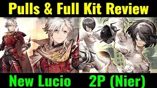 Lucio, 2P (Nier) Pulls & Full Kit Review - Final Fantasy BE: WOTV JP