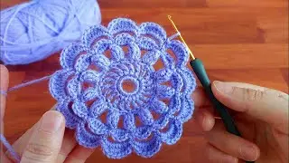 So Beautiful & So Easy 🥰 Flower Crochet Lace Model | Beginner-Friendly Tutorial (2025)