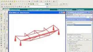 Exercise 4-1: Bentley STAAD.Pro & Structural Modeler for 2011 Student Steel Bridge Competition