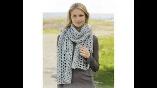 SCARF crochet./Crochet SCARF.