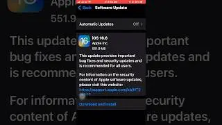 iOS 16.6 Stable update on SE2020 