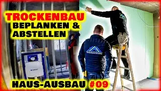 DRYWALL - Cladding with gypsum boards & storage! | Home Interior Finishing #09 | Home Build Solution