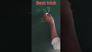 0.57 bar ko p/q ke roop me likhna | #shorts_video #math #viralvideo #mathsarohi #besttrick #class9