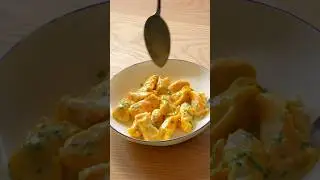 Welcome to PASTATUBE , Agnolotti del plin filed with potato, mint served in Taleggio #shorts