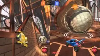 Rocket Leage Epic Fail and Goal